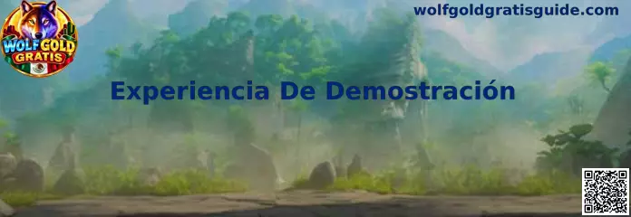Experiencia de demostración de Wolfgold Gratis con temática desértica y elementos visuales del juego