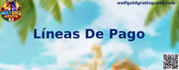 Referencia visual de las líneas de pago en la cuadrícula de Wolf Gold