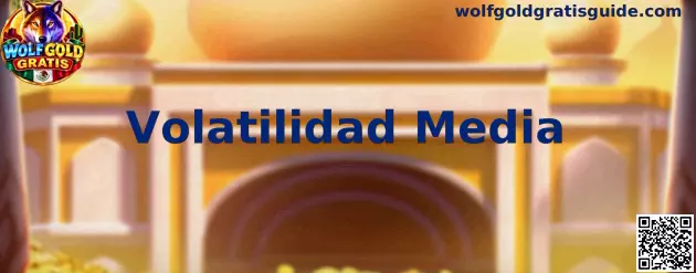 Ilustración de Wolfgold Gratis para comprender la volatilidad media y la variación de los premios en el modo demo