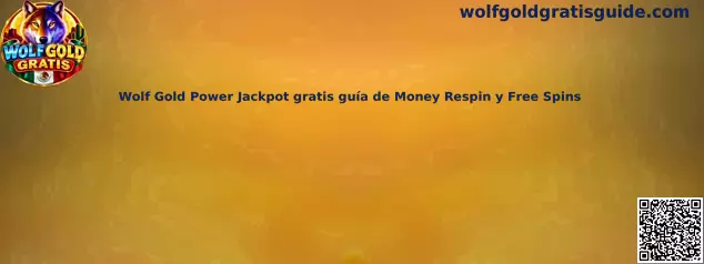 Imagen ilustrativa de Wolf Gold Power Jackpot para conocer Money Respin y Free Spins